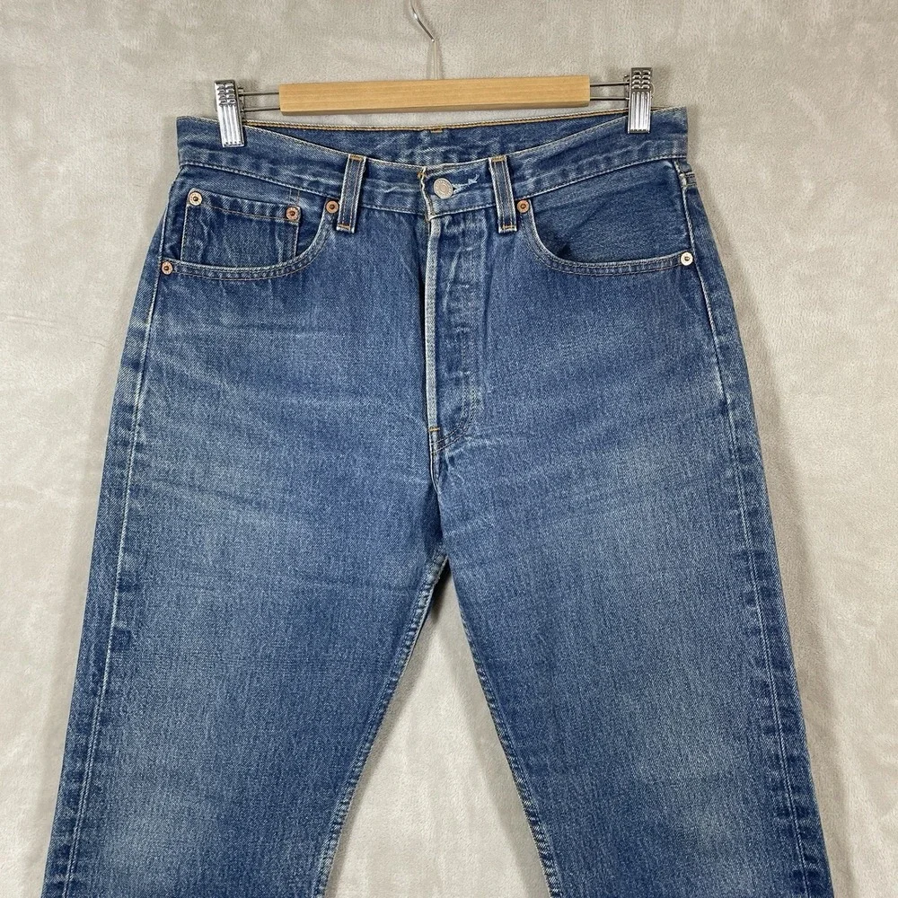 Vtg Levis 501xx Jeans Men 32x34 (fit 31x30.5) 501-0000 Made in USA 90s Excellent